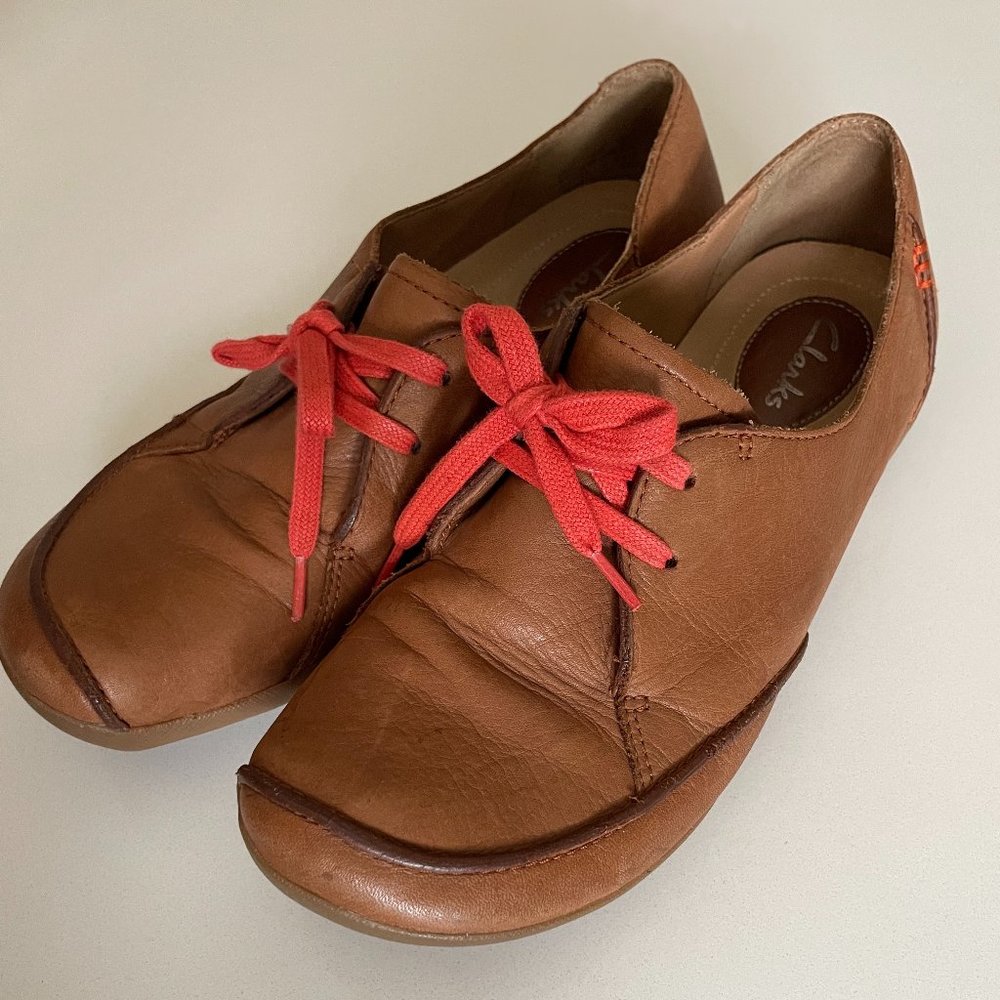 Clarks Women's Lace-up Loafers Size 7.5